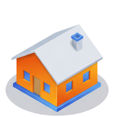 Logo 3D Nettoyage de façades - SR Rénovation Jura