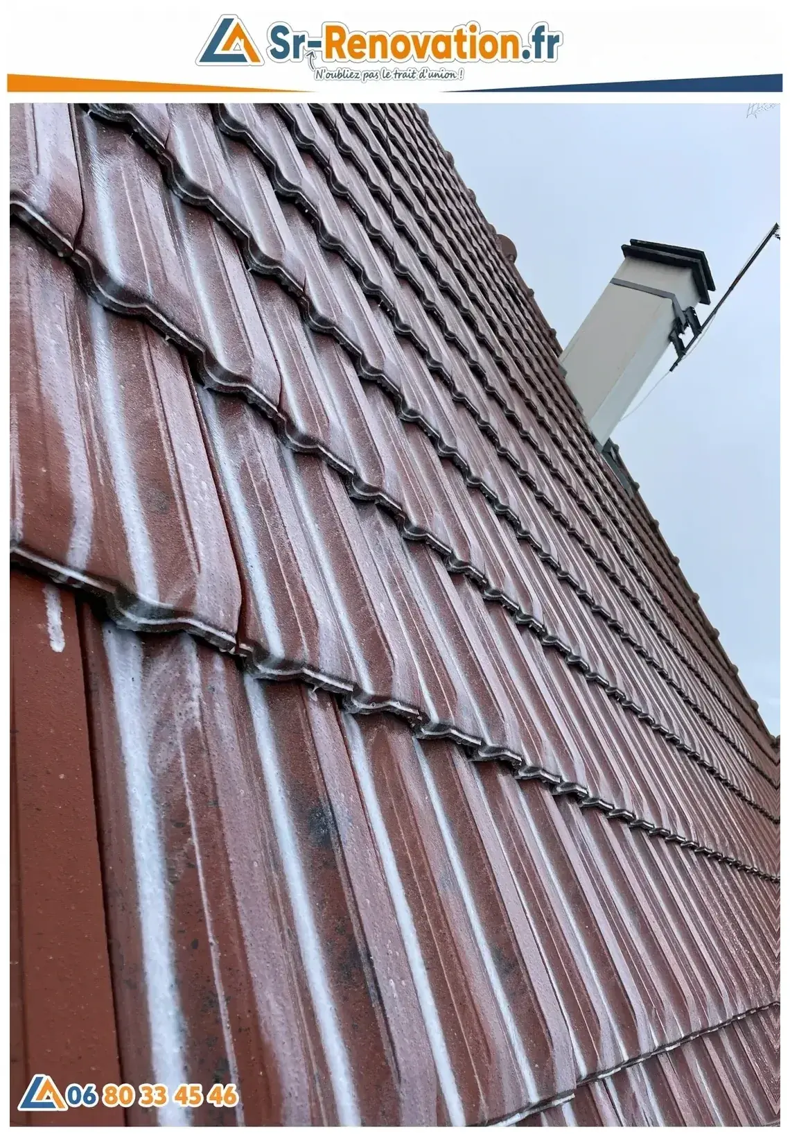 Chantier d'application hydrofuge incolore aux Rousses