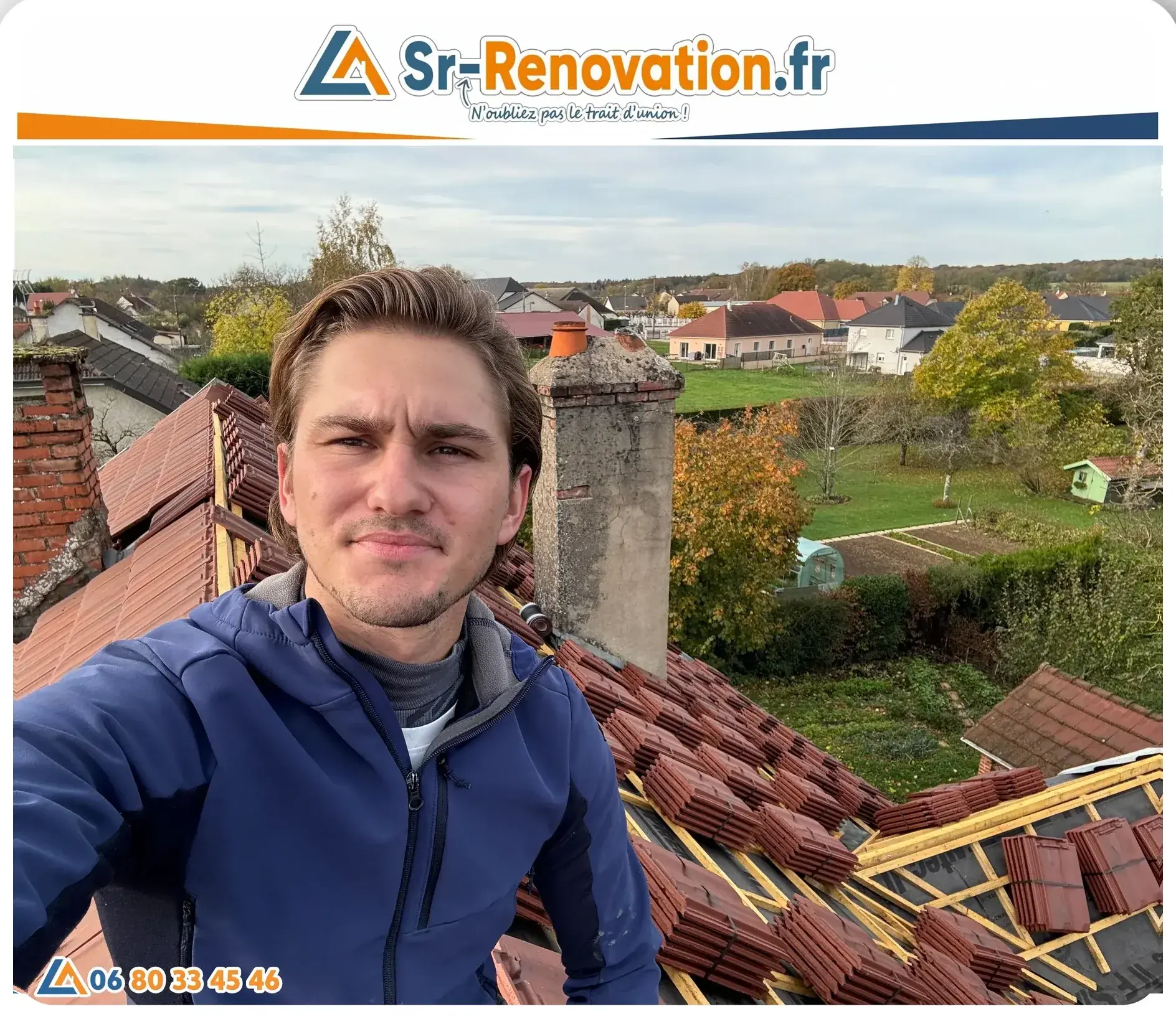 Artisan couvreur en rénovation de couverture de toiture à Dole