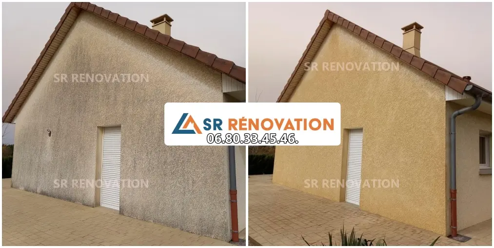 Exemple Nettoyage de façades Perrigny