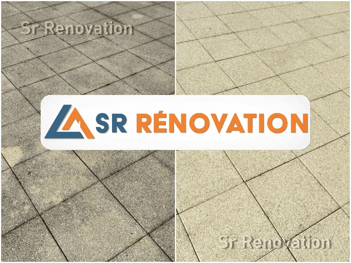 Nettoyage terrasses & dalles à Saint-Amour - SR Rénovation artisan Jura