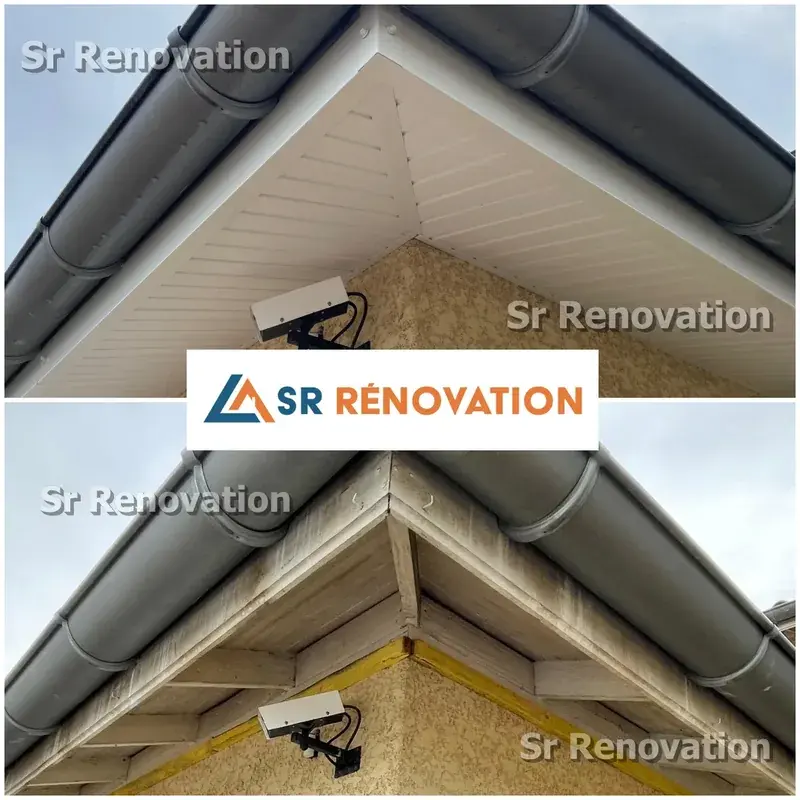 Changement sous-faces (PVC) à Saint-Amour - SR Rénovation artisan Jura