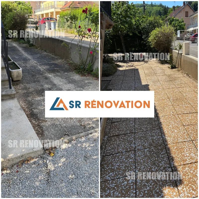 Nettoyage terrasses & dalles