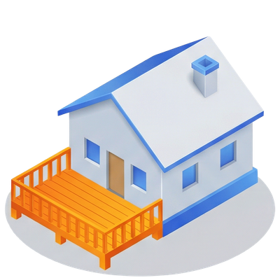 Logo 3D Nettoyage terrasses & dalles - SR Rénovation Jura