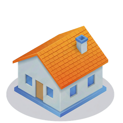 Logo 3D Nettoyage de toiture - SR Rénovation Jura