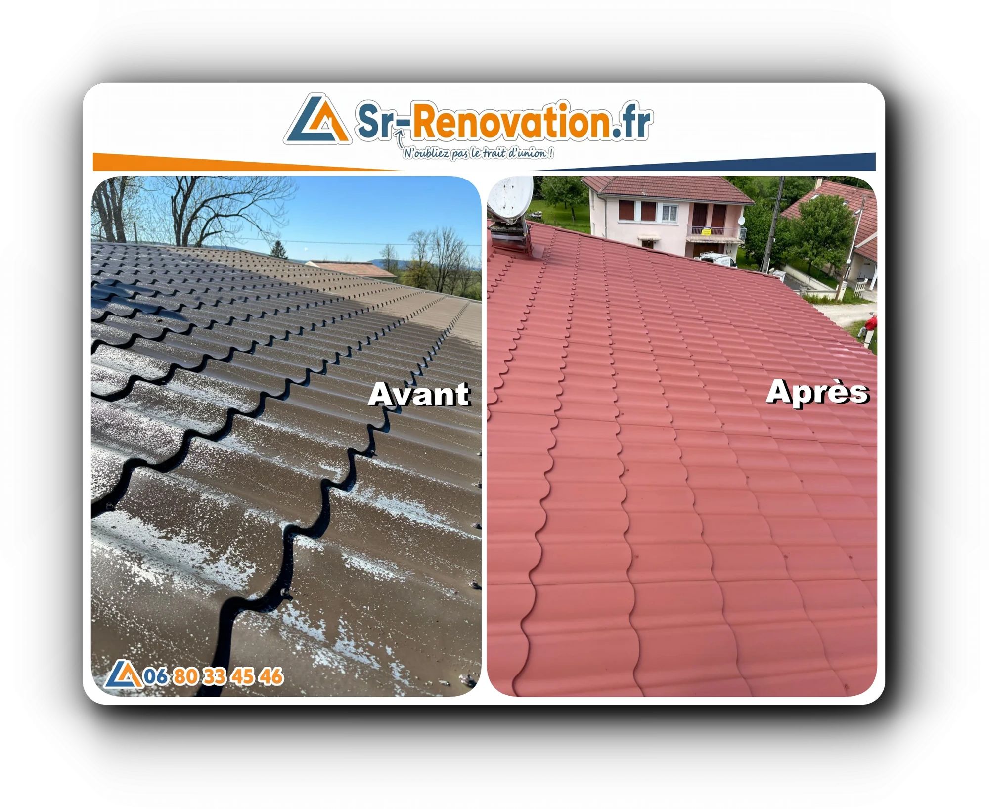 Peinture toiture extérieure